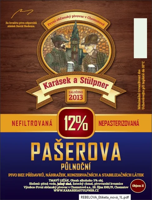 PAŠEROVA PŮLNOČNÍ 12