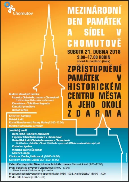 DEN PAMÁTEK A SÍDEL V CHOMUTOVĚ