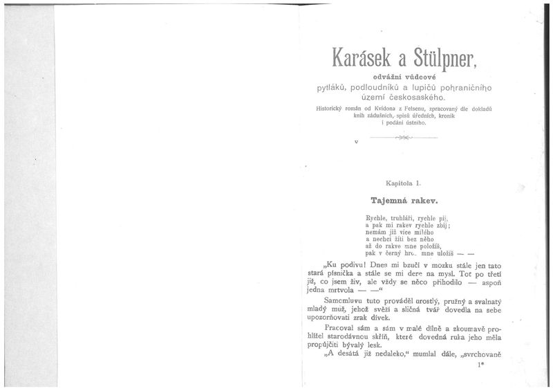 Román Karásek a Stülpner — strana 1